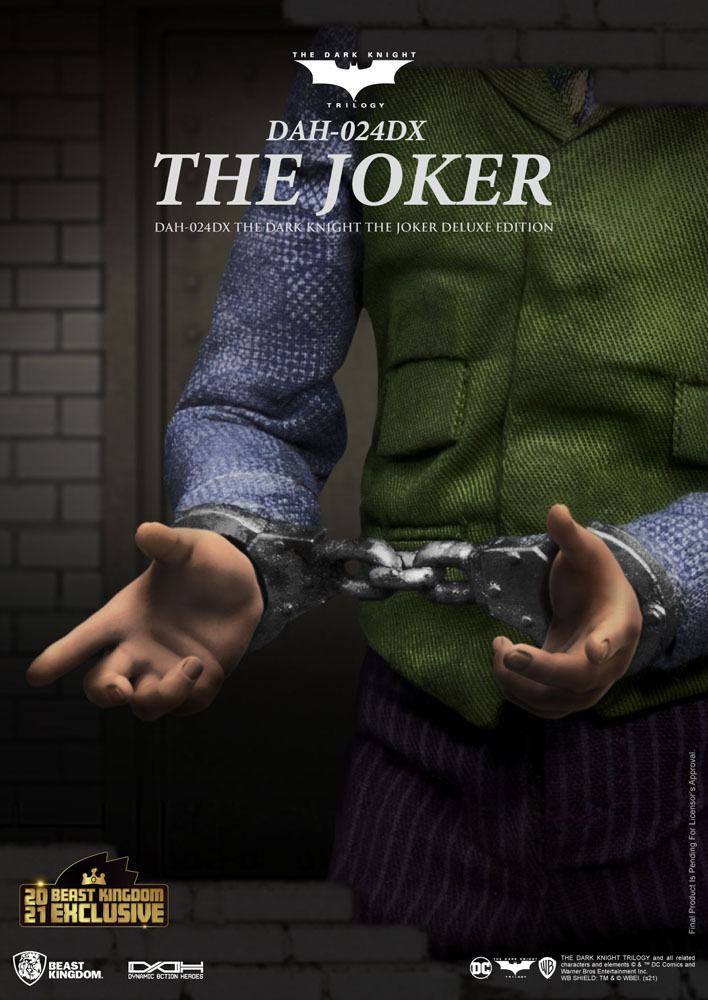 Batman The Dark Knight The Joker Deluxe Version 21 cm 1/9 Dynamic 8ction Heroes Action Figure