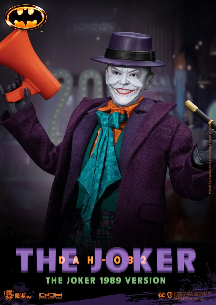 Dc Comics Batman 1989 The Joker 21cm 1/9 Scale Dynamic 8ction Heroes Action Figure