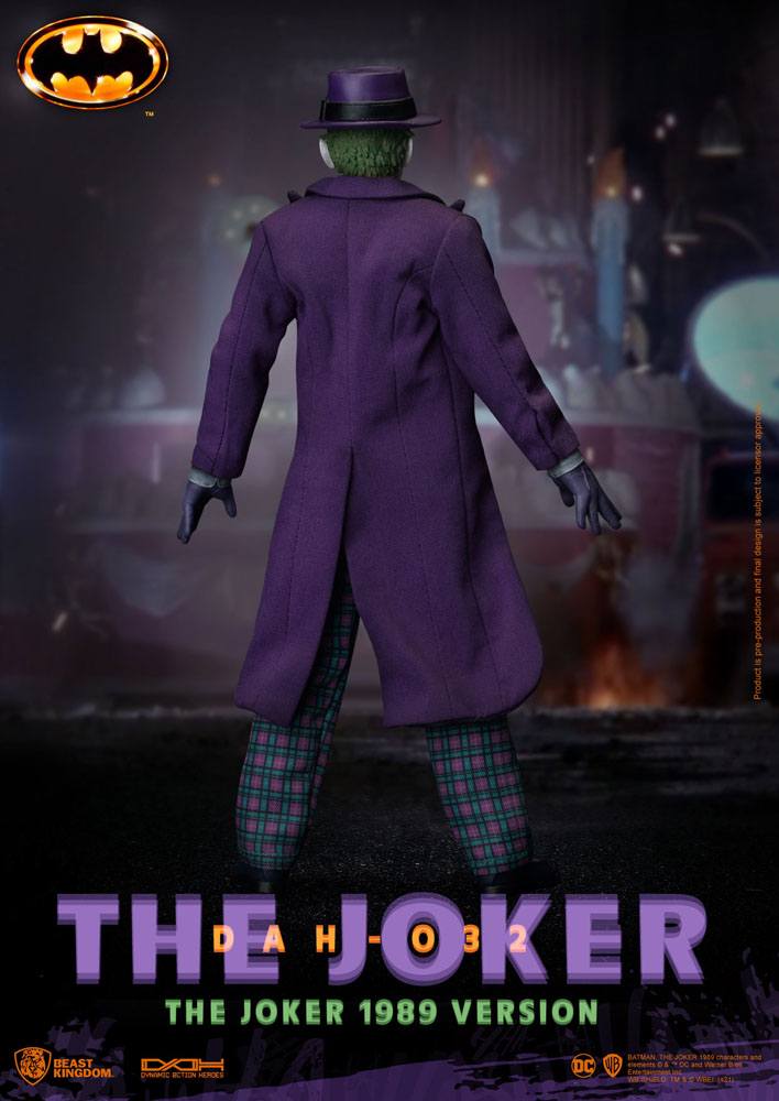 Dc Comics Batman 1989 The Joker 21cm 1/9 Scale Dynamic 8ction Heroes Action Figure
