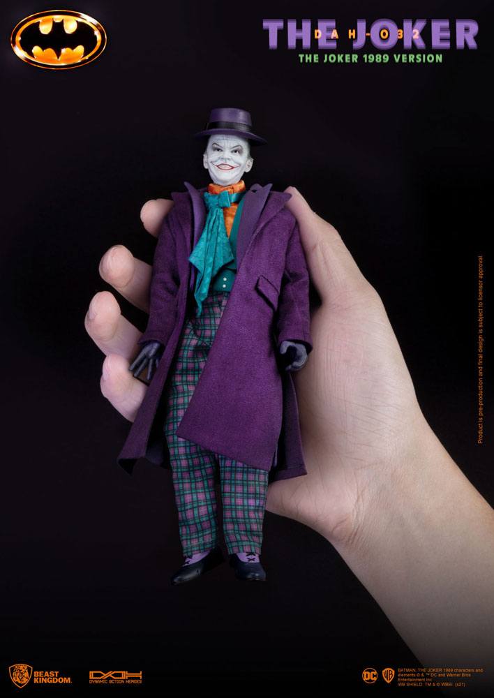 Dc Comics Batman 1989 The Joker 21cm 1/9 Scale Dynamic 8ction Heroes Action Figure