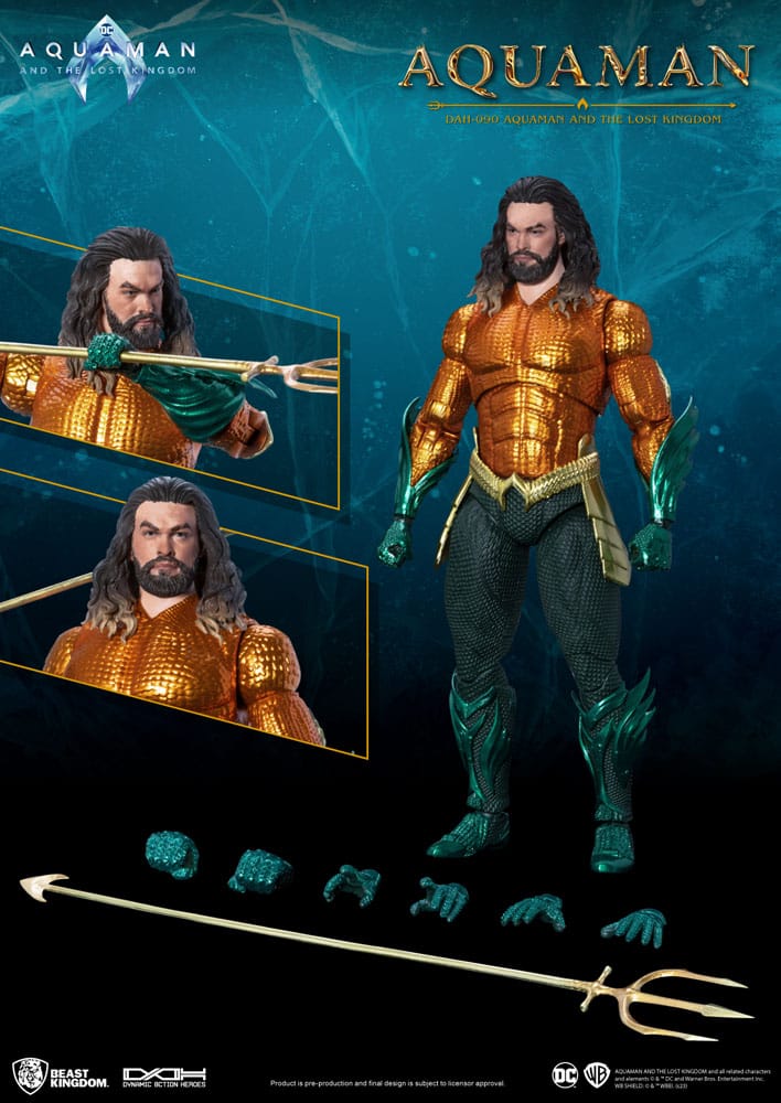 DC Comics Aquaman: Lost Kingdom Aquaman 20cm 1/9 Scale Dynamic 8ction Heroes Action Figure