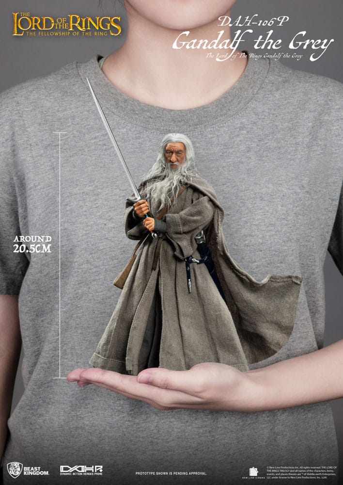 Lord of the Rings Dynamic 8ction Heroes Gandalf the Grey 21 cm 1/9 Action Figure