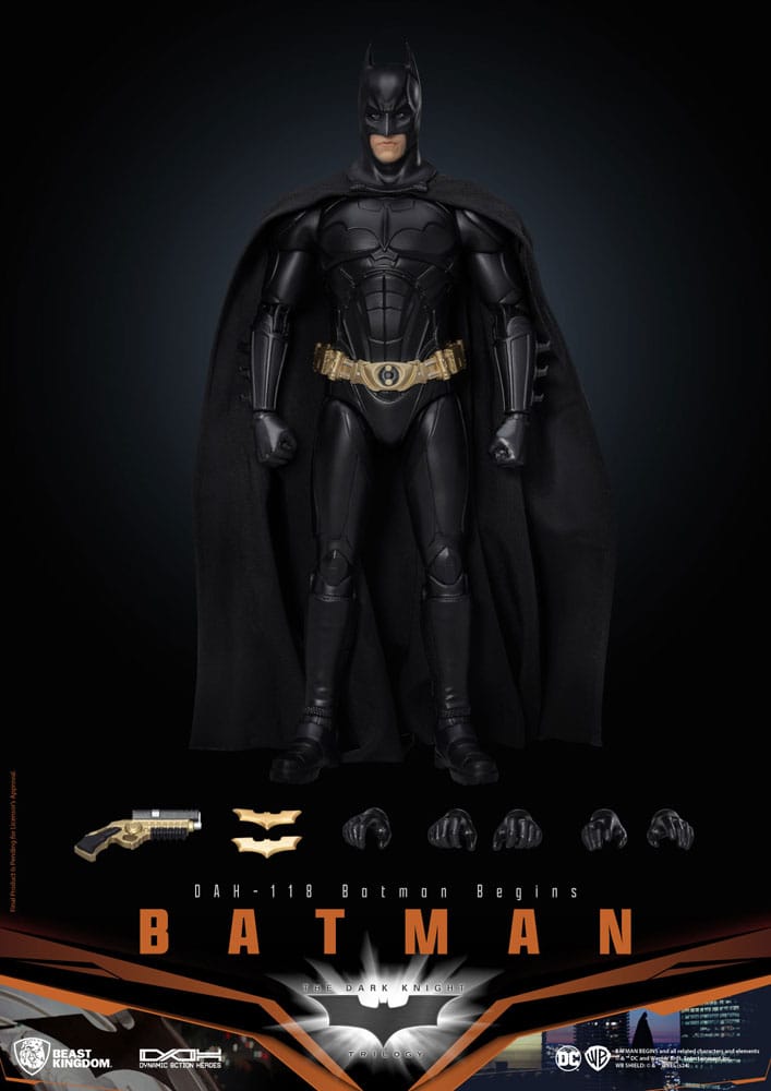 DC Comics Dynamic 8ction Heroes (Batman Begins) 21 cm 1/9 Action Figure