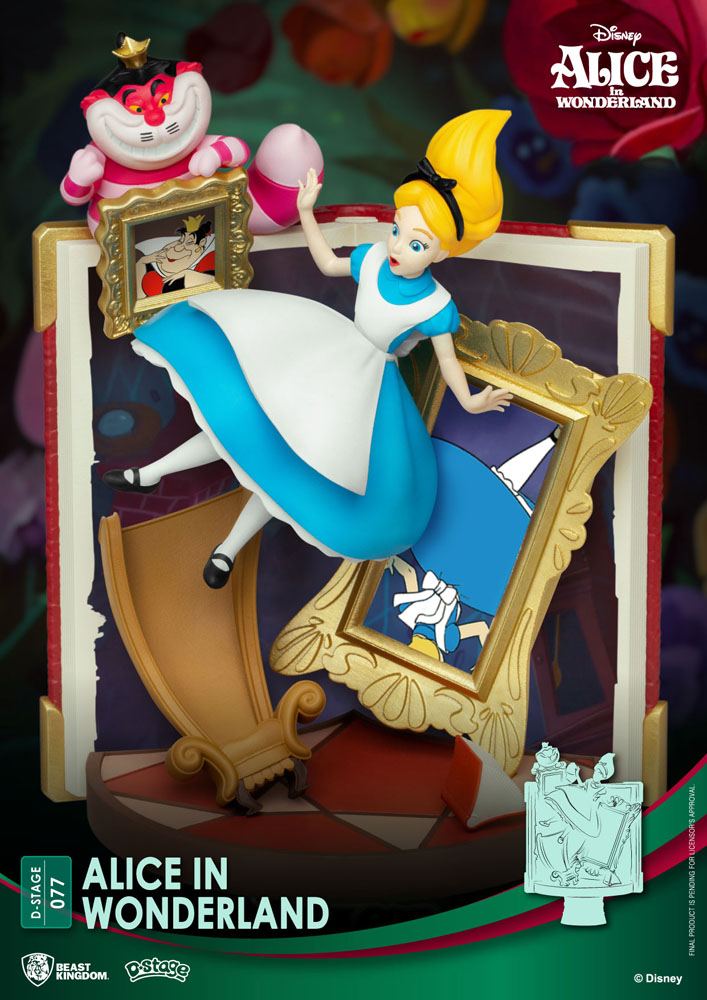 Disney Alice in Wonderland New Version 15 cm Story Book Series D-Stage PVC Diorama
