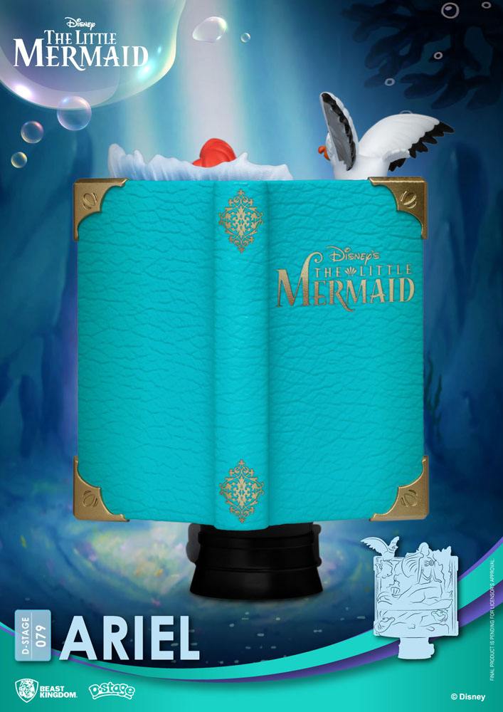Disney Ariel New Version 15 cm Story Book Series D-Stage PVC Diorama