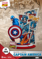 Marvel Comics D-Stage Captain America 16 cm PVC Diorama