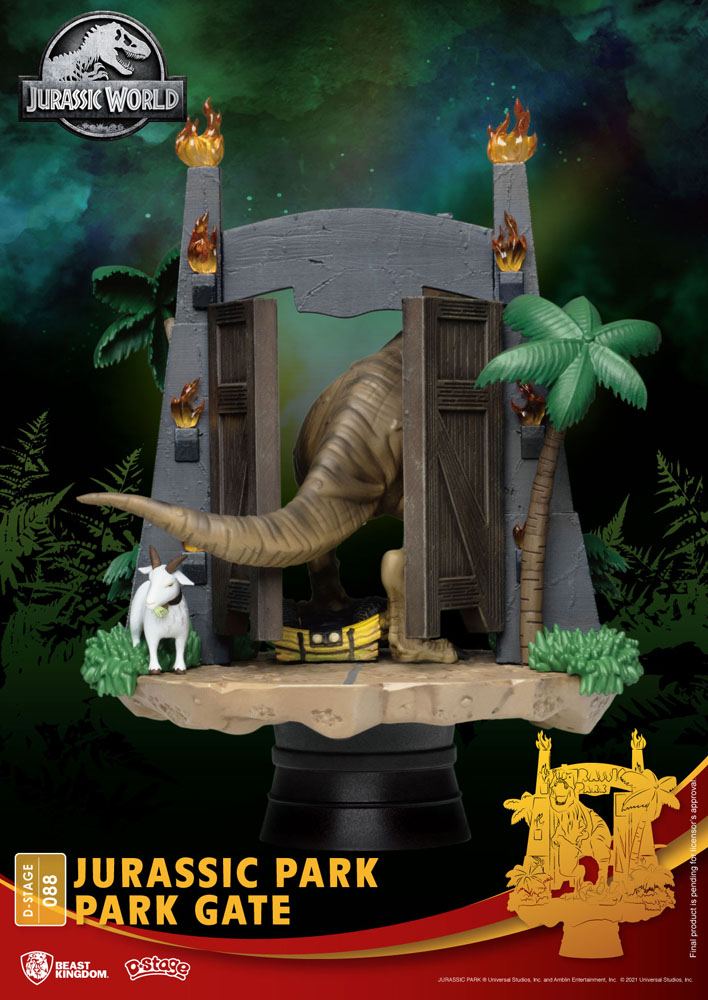 Jurassic Park Park Gate 15cm D-Stage PVC Diorama
