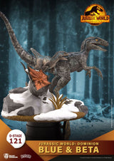 Jurassic World Dominion D-Stage Blue & Beta 13 cm Reproduction PVC Diorama