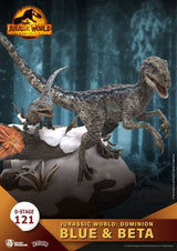 Jurassic World Dominion D-Stage Blue & Beta 13 cm Reproduction PVC Diorama