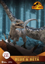 Jurassic World Dominion D-Stage Blue & Beta 13 cm Reproduction PVC Diorama