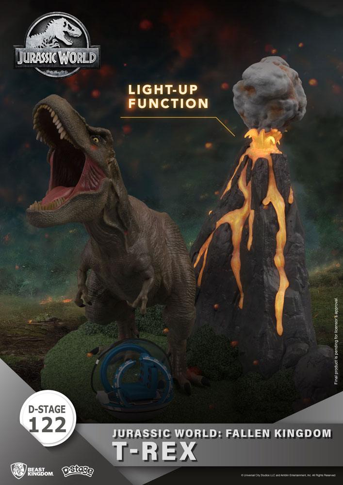 Jurassic World Fallen Kingdom D-Stage T-Rex 13 cm Reproduction PVC Diorama