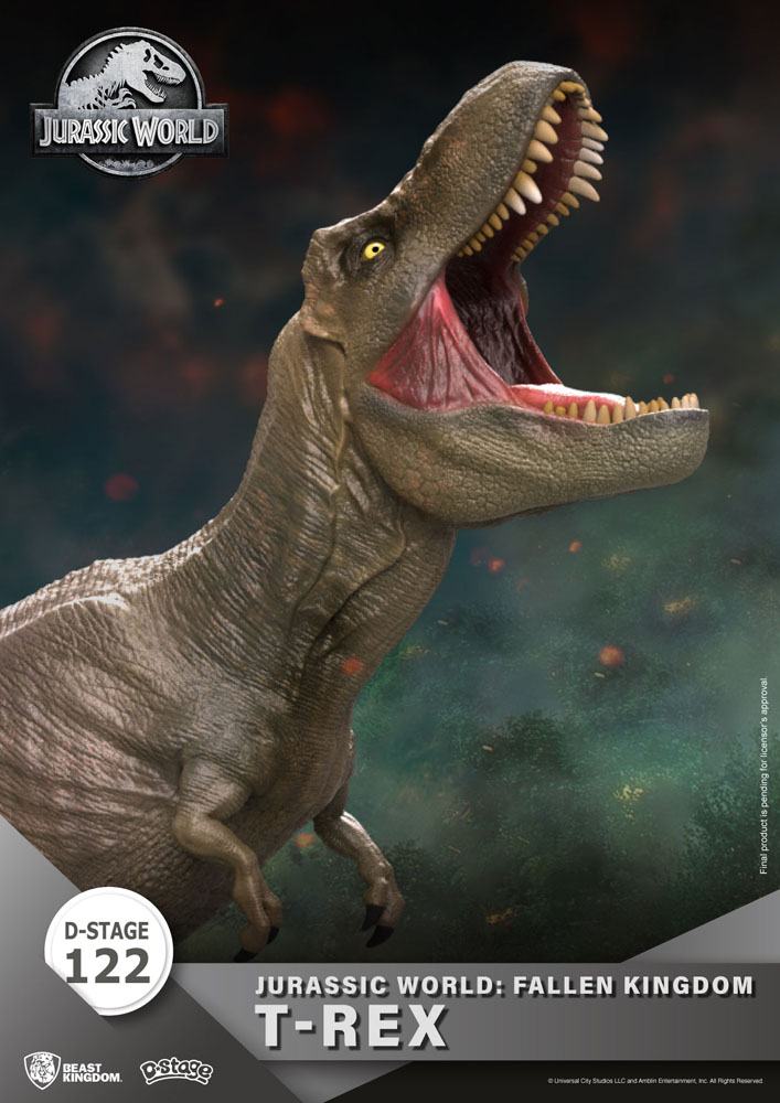 Jurassic World Fallen Kingdom D-Stage T-Rex 13 cm Reproduction PVC Diorama