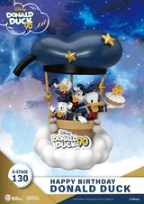 Disney D-Stage Donald Duck 90th-Happy Birthday 14 cm PVC Diorama