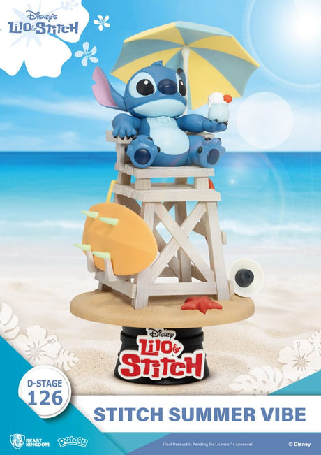 Disney Stitch Summer Vibe 16cm D-Stage PVC Diorama