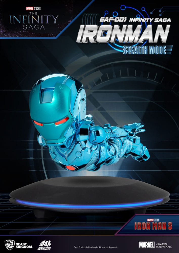 Marvel Iron Man Stealth Mode The Infinity Saga 16cm Mini Egg Attack Figure
