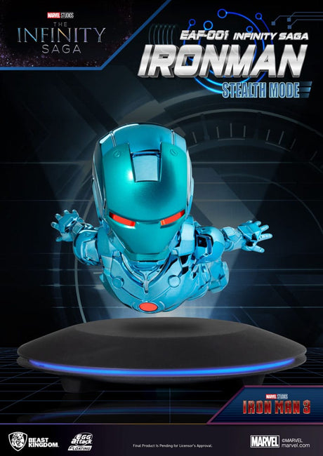 Marvel Iron Man Stealth Mode The Infinity Saga 16cm Mini Egg Attack Figure