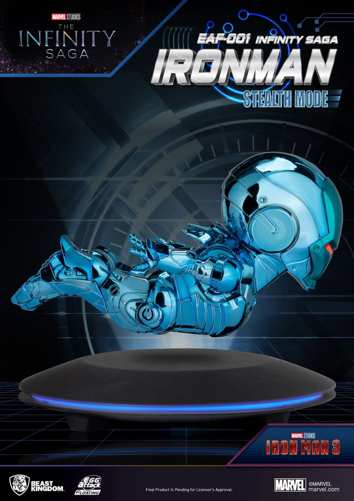 Marvel Iron Man Stealth Mode The Infinity Saga 16cm Mini Egg Attack Figure