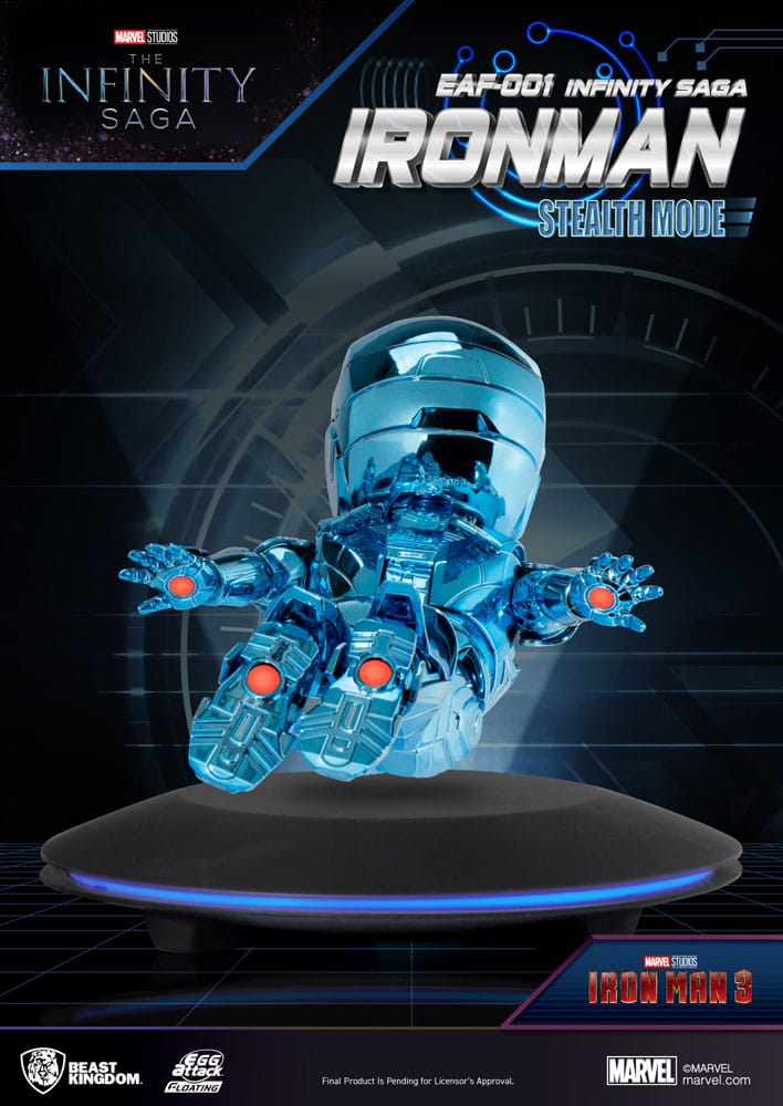 Marvel Iron Man Stealth Mode The Infinity Saga 16cm Mini Egg Attack Figure