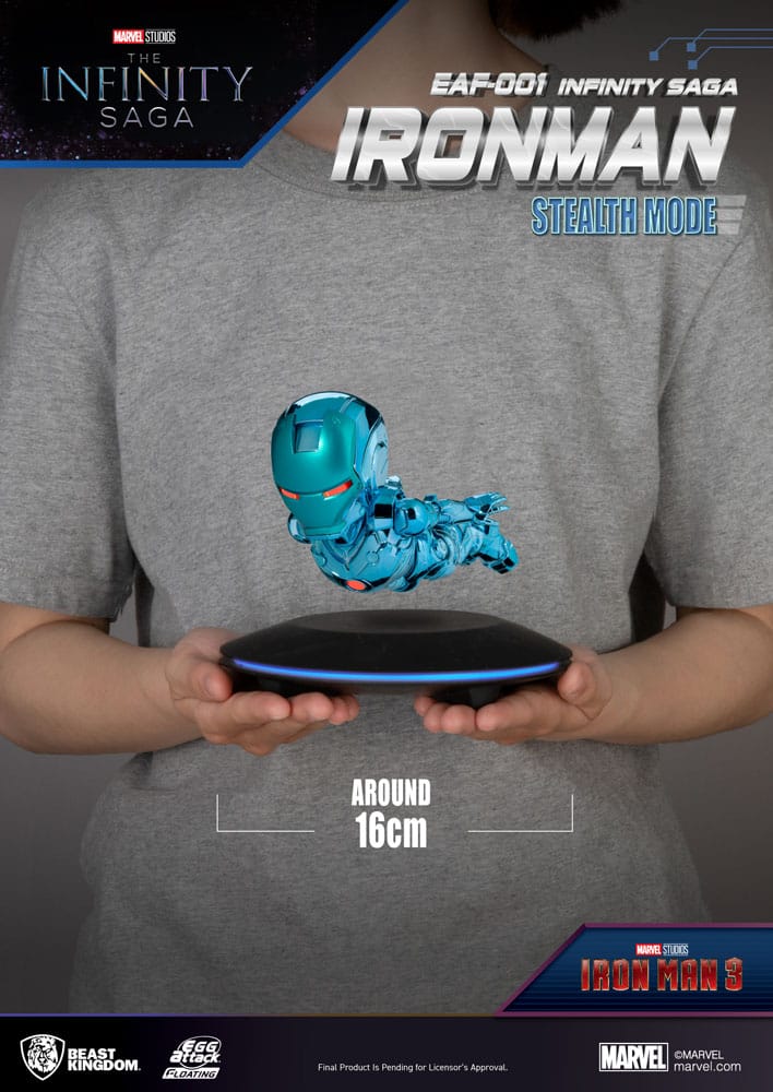 Marvel Iron Man Stealth Mode The Infinity Saga 16cm Mini Egg Attack Figure
