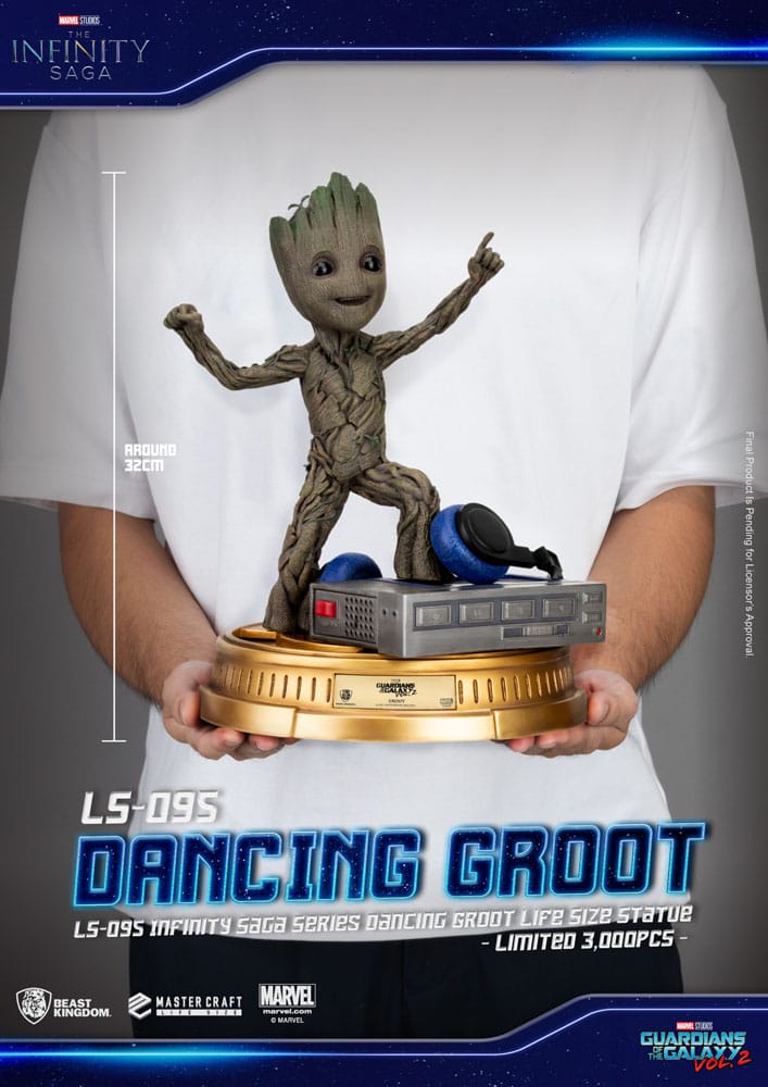 Guardians of the Galaxy 2 Dancing Groot 32 cm Life-Size Statue