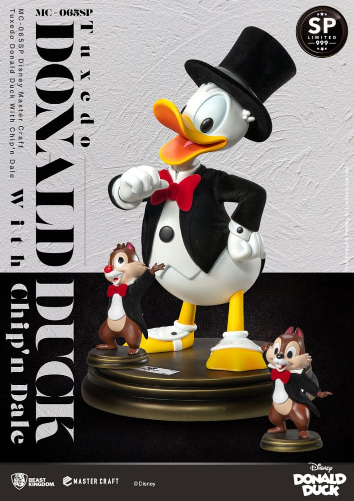 Disney 100 Tuxedo Donald Duck (Chip 'n' Dale) 40 cm Master Craft Statue