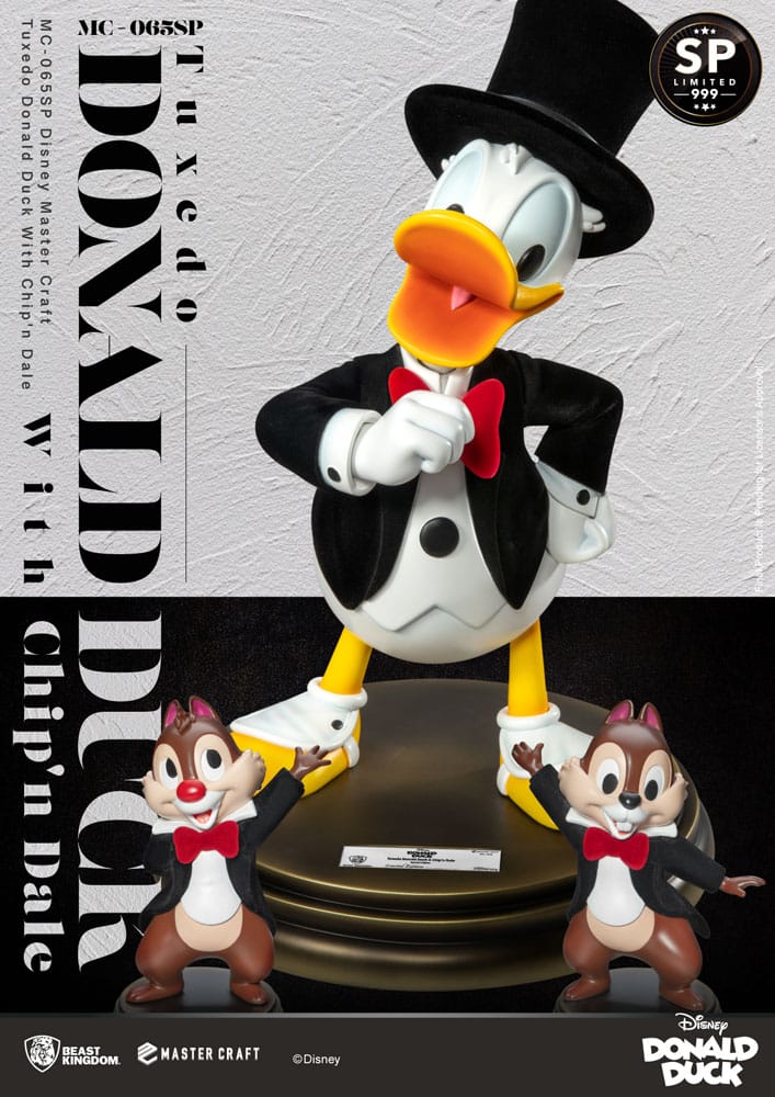 Disney 100 Tuxedo Donald Duck (Chip 'n' Dale) 40 cm Master Craft Statue