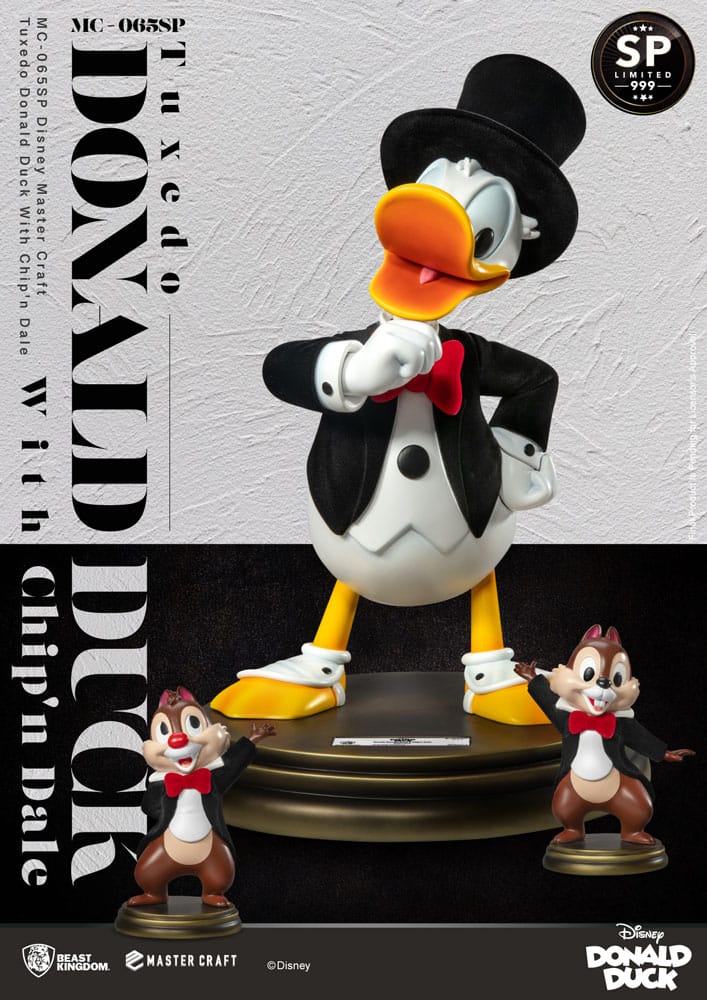 Disney 100 Tuxedo Donald Duck (Chip 'n' Dale) 40 cm Master Craft Statue