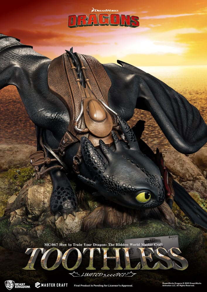 How To Train Your Dragon Toothless 24 cm Master Craft Statue