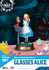 Alice in Wonderland Glasses Alice 10 cm Mini Diorama Stage PVC Statue