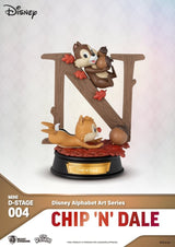 Disney Mini Diorama Stage Statues 6-pack Alphabet Art 10 cm