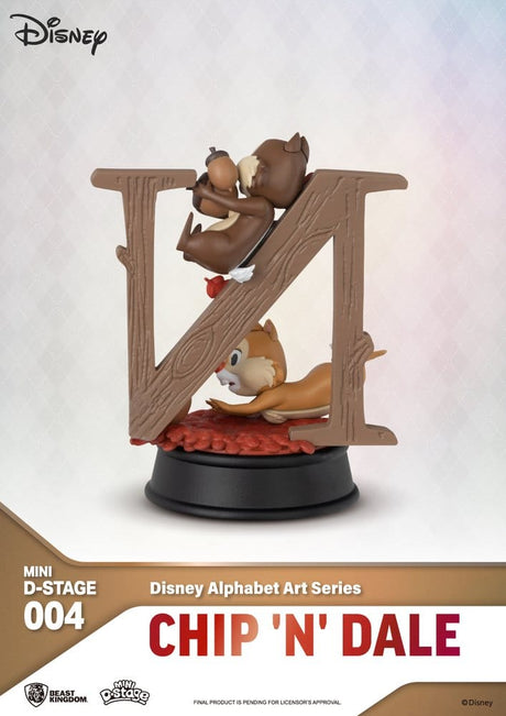 Disney Mini Diorama Stage Statues 6-pack Alphabet Art 10 cm