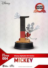 Disney Mini Diorama Stage Statues 6-pack Alphabet Art 10 cm