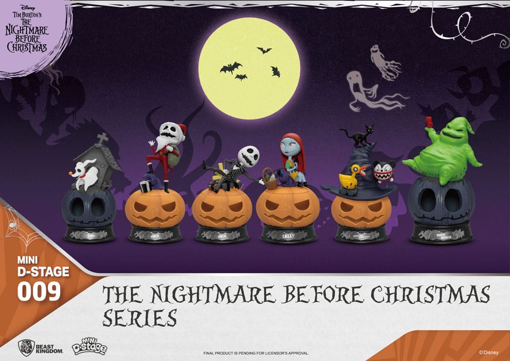 The Nightmare Before Christmas Series 10 cm Mini Diorama Stage Figures