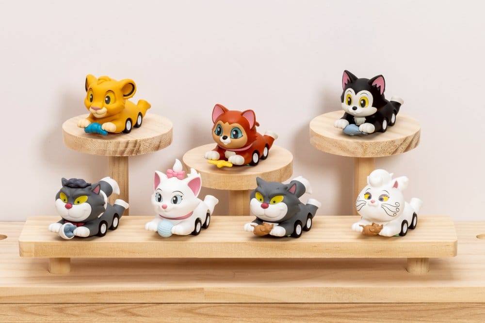 Disney Cats Mini Egg Attack Minifigures Pounce & Go Series Blind Box 8 cm Assortment (6)