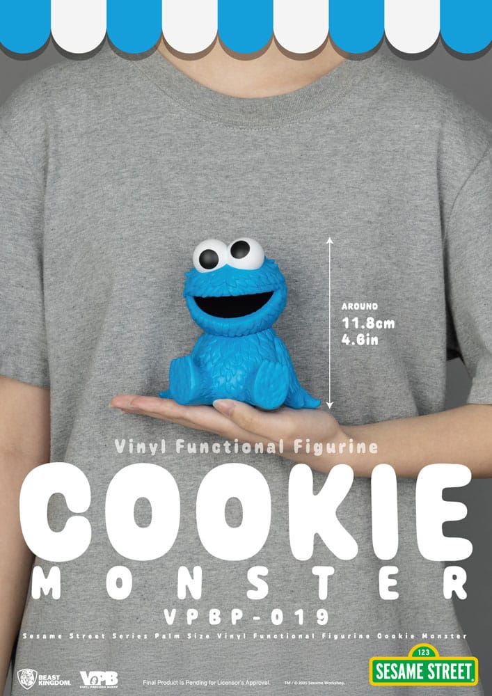 Sesame Street Piggy Vinyl Bank Cookie Monster 12 cm