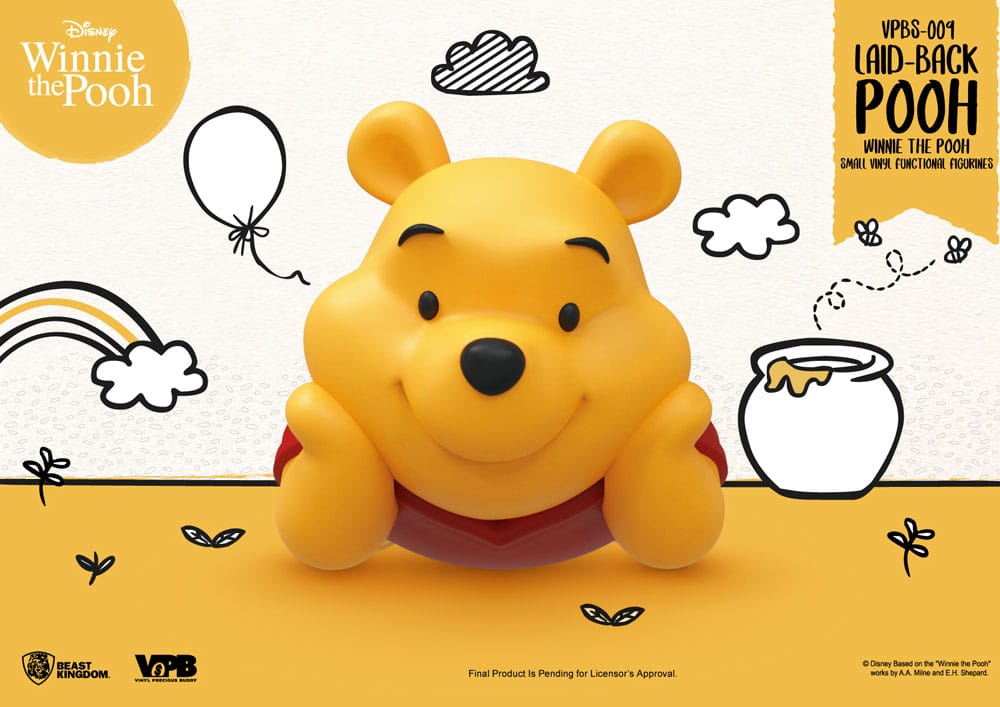 Winnie The Pooh Laid Back Winnie 17 cm Small Vinyl Bank