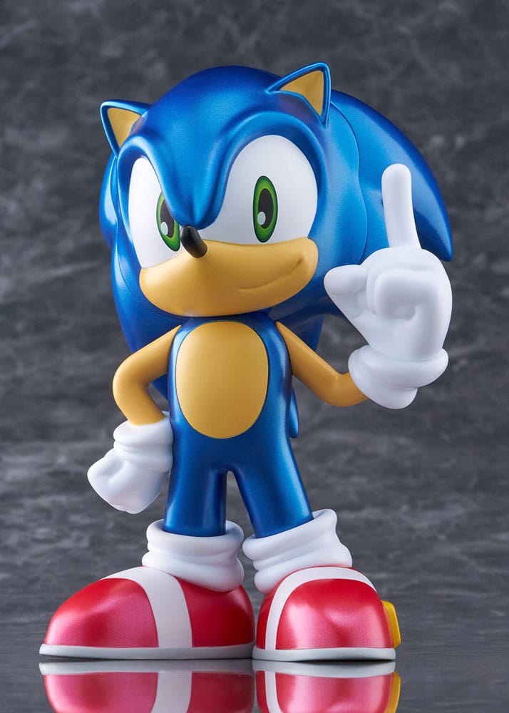 Sonic The Hedgehog Sofbi Sonic Metallic Ver. 15 cm Vinyl Figure