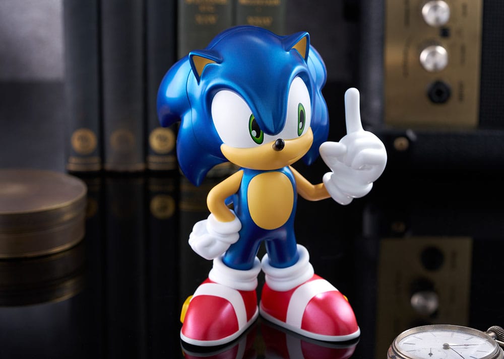 Sonic The Hedgehog Sofbi Sonic Metallic Ver. 15 cm Vinyl Figure