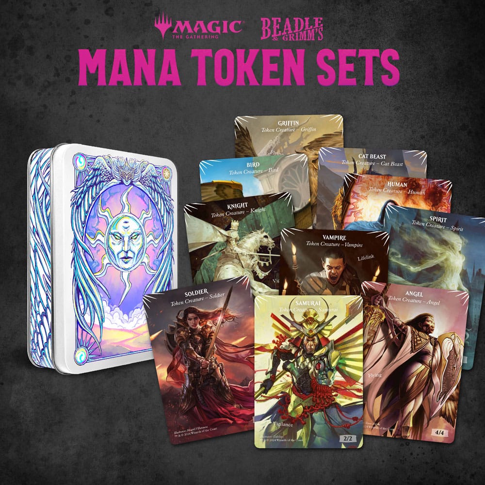 Magic the Gathering White Mana Dice and Token Pack