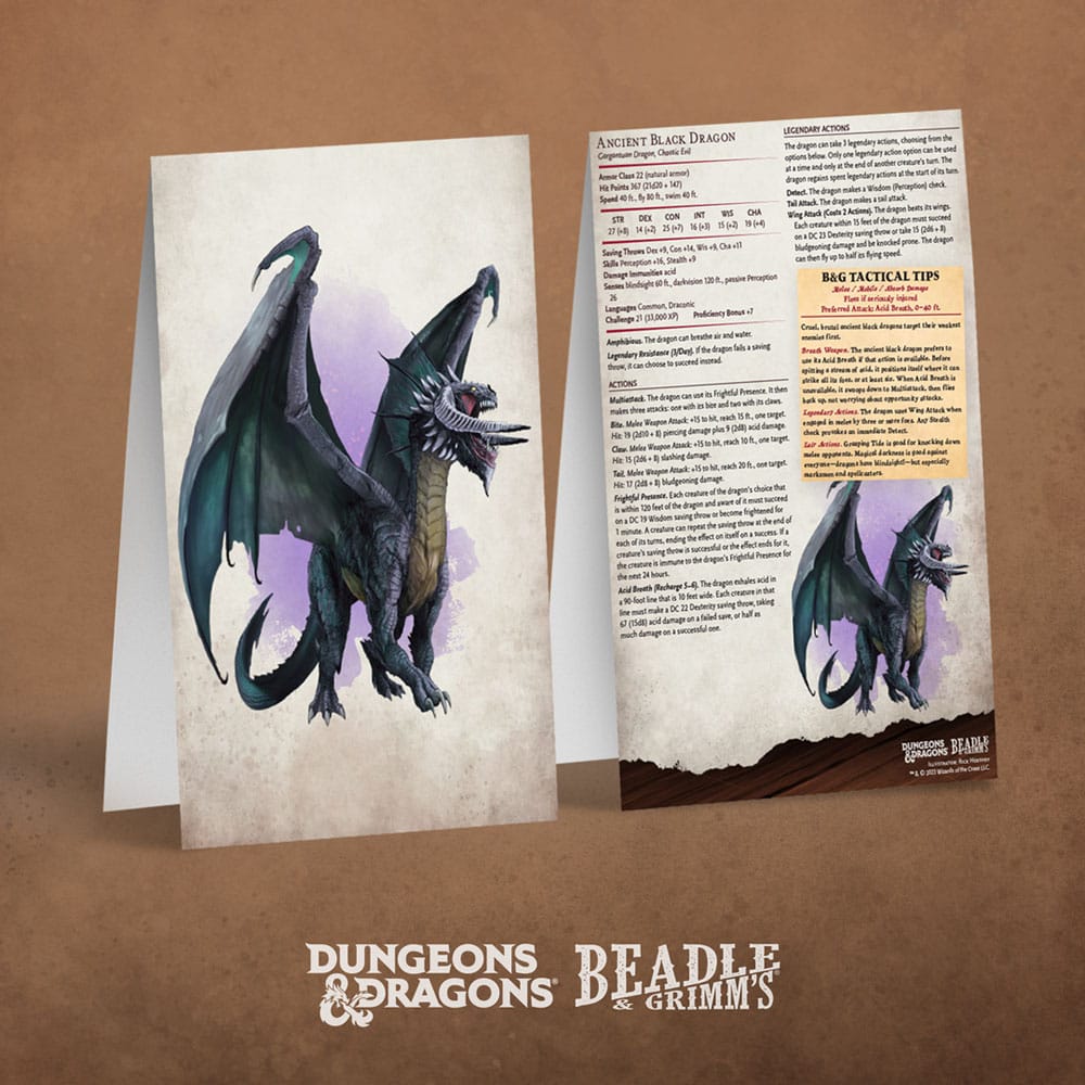 Dungeons & Dragons RPG Challenge Rating 7+: Pack 1 Encounter Cards