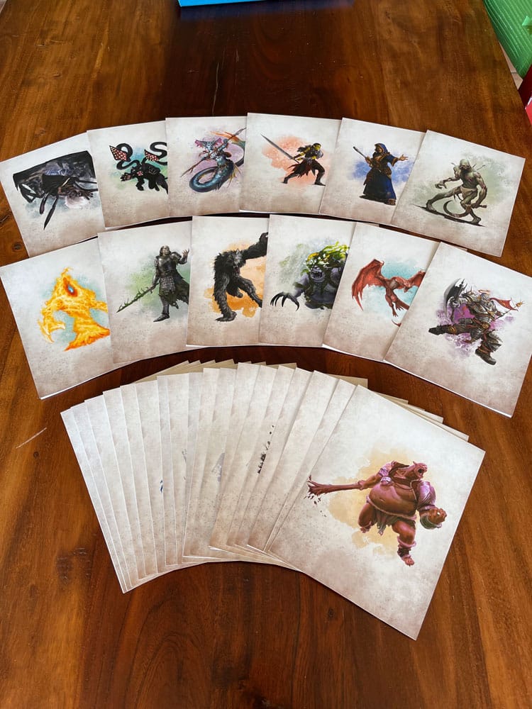 Dungeons & Dragons RPG Challenge Rating 7+: Pack 1 Encounter Cards