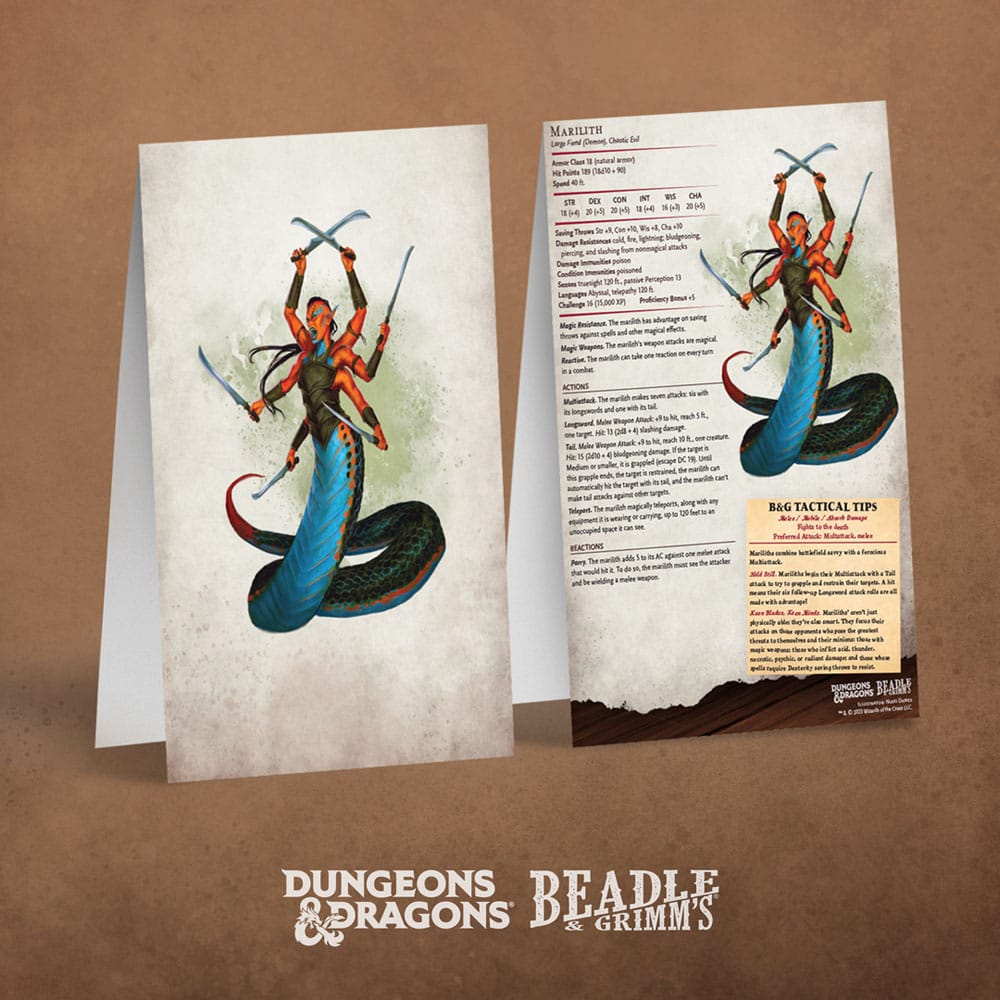 Dungeons & Dragons RPG Challenge Rating 7+: Pack 2 Encounter Cards