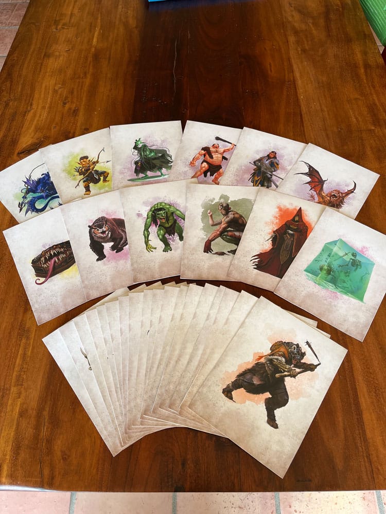 Dungeons & Dragons RPG Challenge Rating 0-6: Pack 1 Encounter Cards