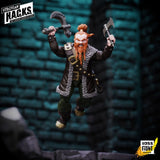 Vitruvian H.A.C.K.S. Dwarf Mercenary Grimgrom Action Figure