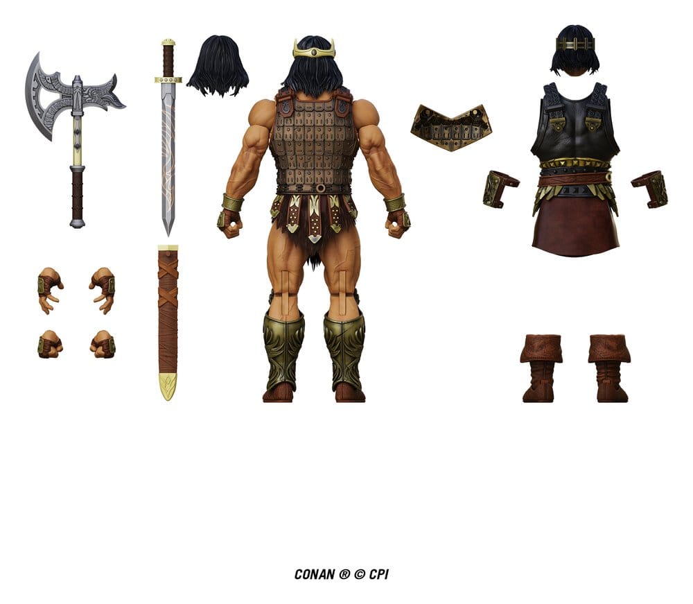 Conan Epic H.A.C.K.S. Action Figure 1/12 King Conan: Ruler of Aquilonia