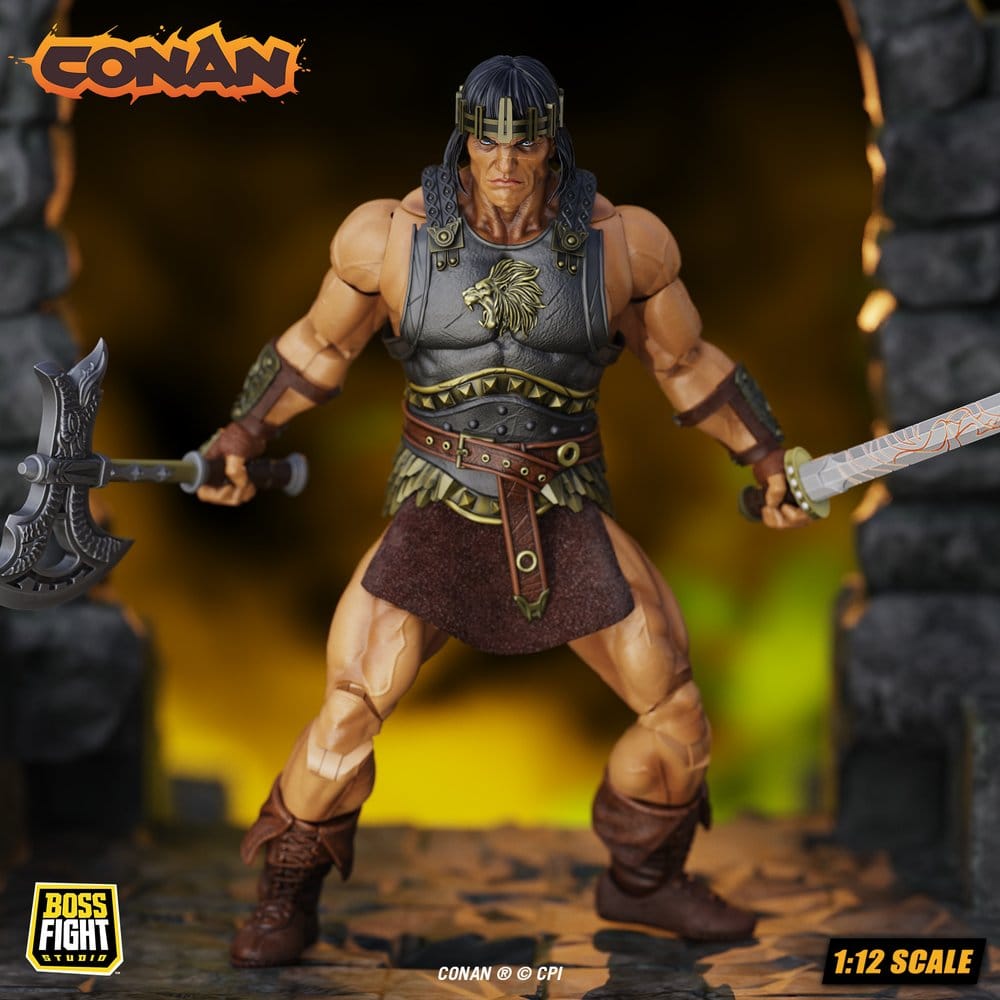 Conan Epic H.A.C.K.S. Action Figure 1/12 King Conan: Ruler of Aquilonia