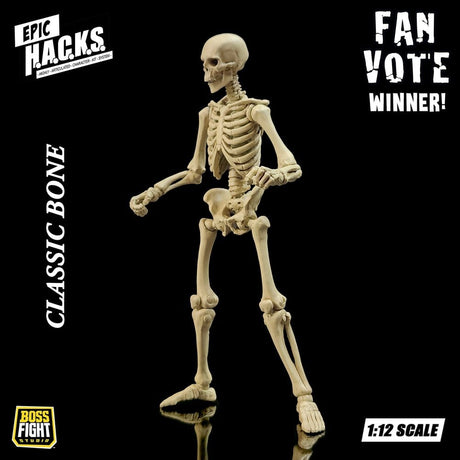 Epic &nbsp;H.A.C.K.S. Action Figure 1/12 Skeleton Blank Classic Bone