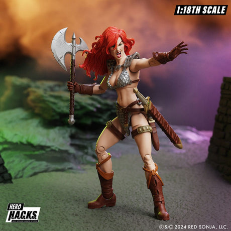 Flash Gordon Hero H.A.C.K.S. Red Sonja Action Figure