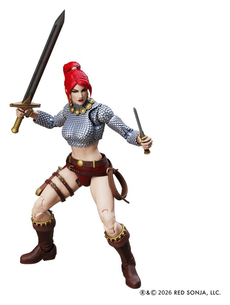 Red Sonja Epic H.A.C.K.S. Action Figure 1/12 Scale Immortal Red Sonja