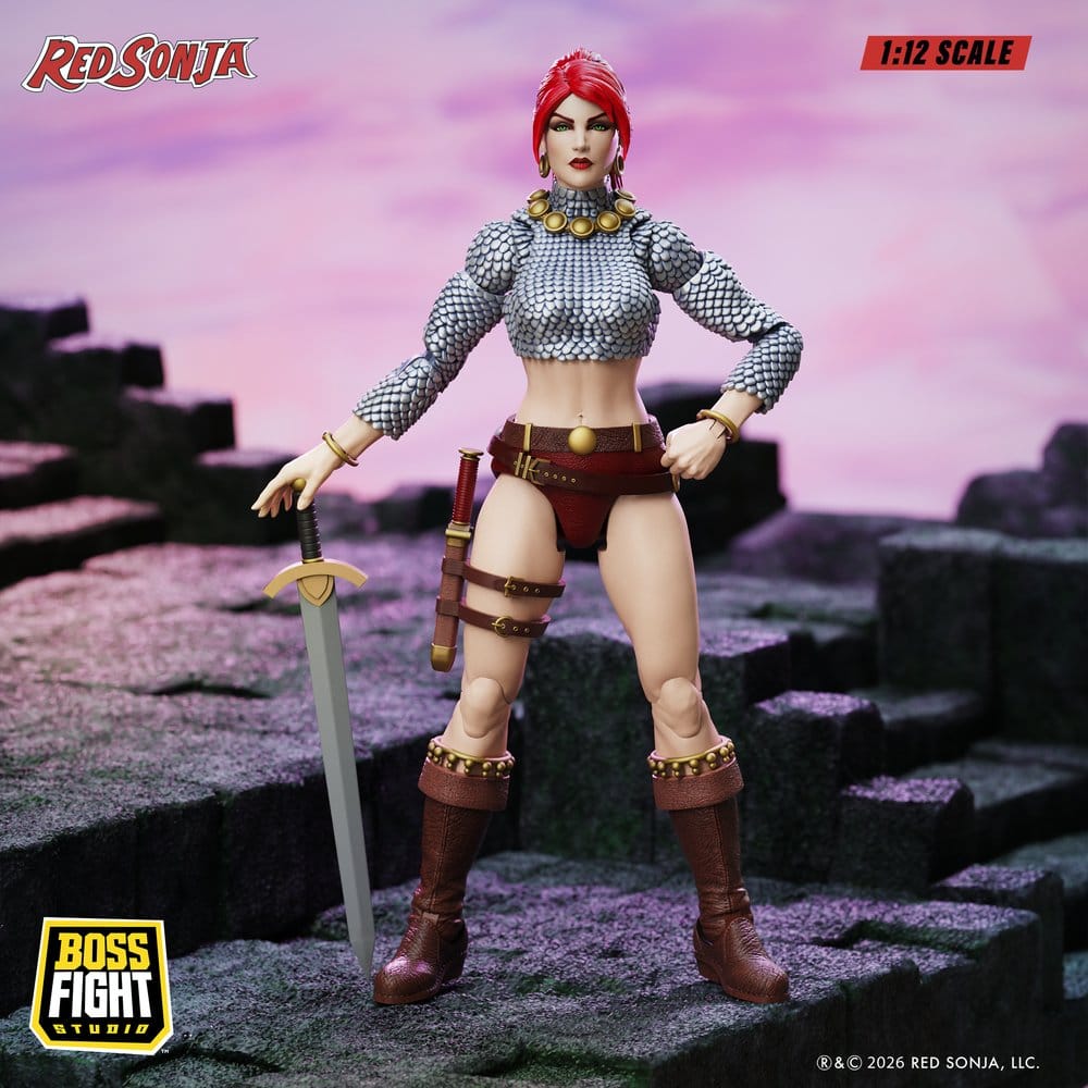Red Sonja Epic H.A.C.K.S. Action Figure 1/12 Scale Immortal Red Sonja
